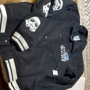 Star Wars Black letterman Jacket (bought at Disneyland )